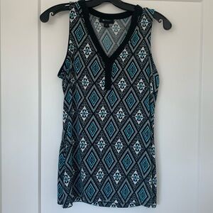 AB Studio Sleeveless Shirt - Size S